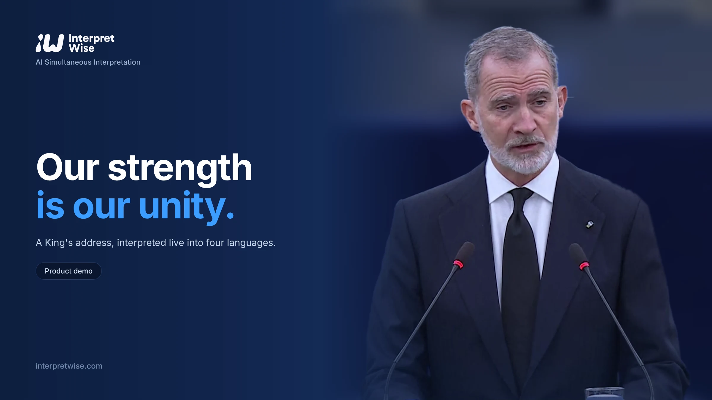 Felipe VI: Spain, 40 Years in Europe (Formal sitting, 2026)